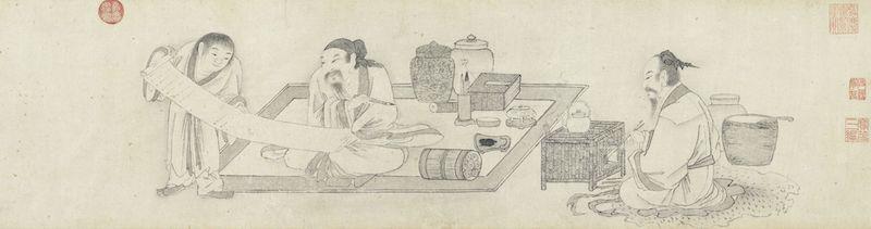 重拾“圍爐煮茶”文化，一起看看故宮藏畫里的“圍爐煮茶”[精制鋼圍爐茶桌](圖11)