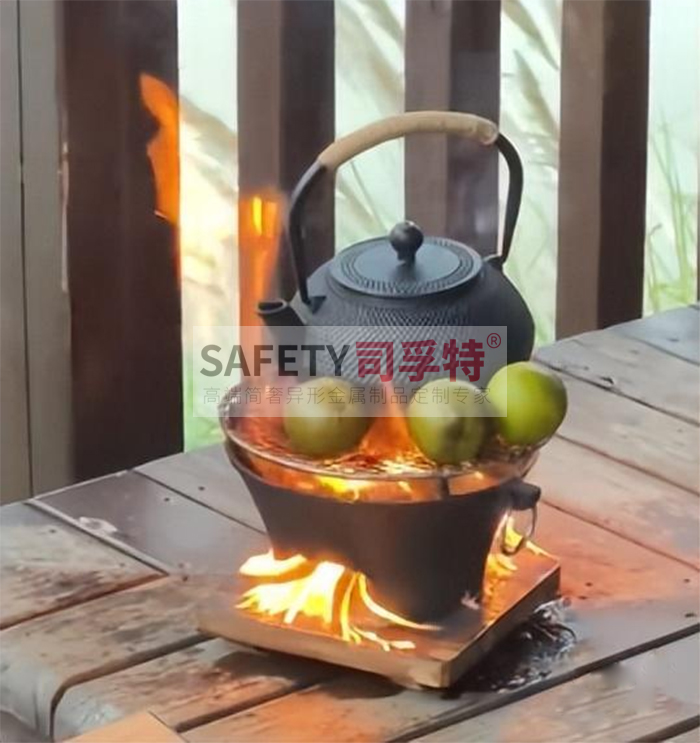 圍爐煮茶小貼士：火災(zāi)、中毒、燙傷需防范[精制鋼圍爐茶桌](圖1)