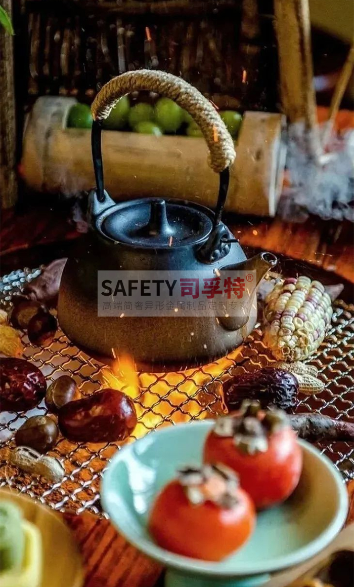 圍爐煮茶小貼士：火災(zāi)、中毒、燙傷需防范[精制鋼圍爐茶桌](圖2)