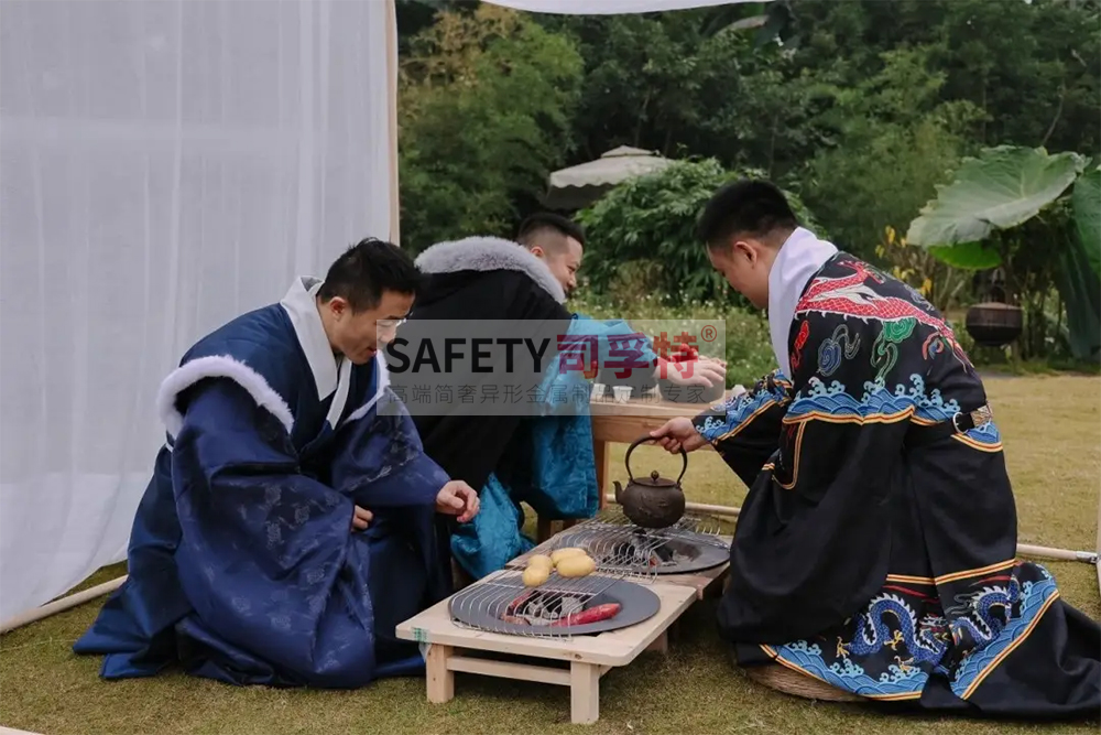 “圍爐煮茶”與非遺相互引流，潮流與文化傳承并不沖突[精致鋼圍爐，炭火爐](圖2)